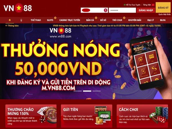 VN88 được đánh giá là công ty chơi game uy tín và an toàn nhất Việt Nam