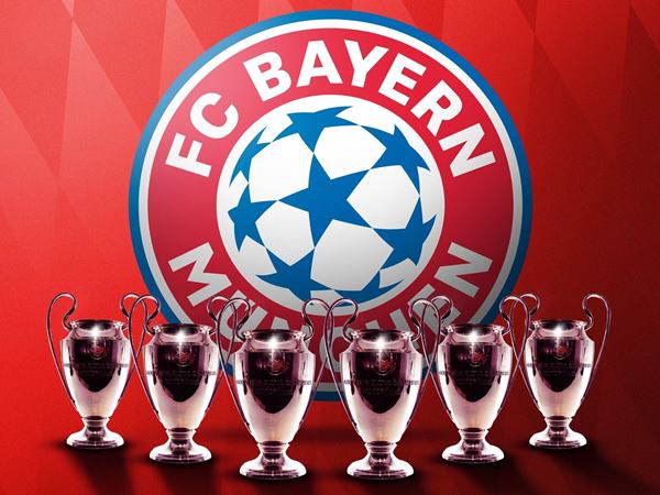 Bayern Munich có bao nhiêu cúp C1 châu Âu?