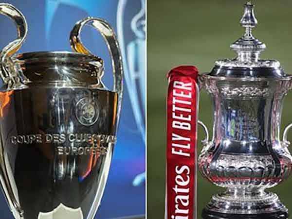 Vô địch FA cup có được đá Champions League hay không?