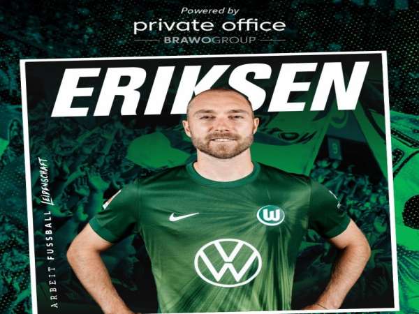 Chuyển nhượng BĐ: Christian Eriksen gia nhập Wolfsburg
